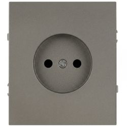 Розетка ЭРА Arktik 16-2106-07 без заземления 2P 16А-250В титан | Эра Arktik
