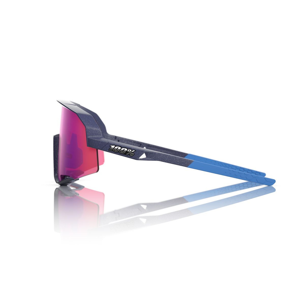 Спортивные очки с диоптриями 100% SLENDALE Satin Storm Metallic - Purple Mirror Lens