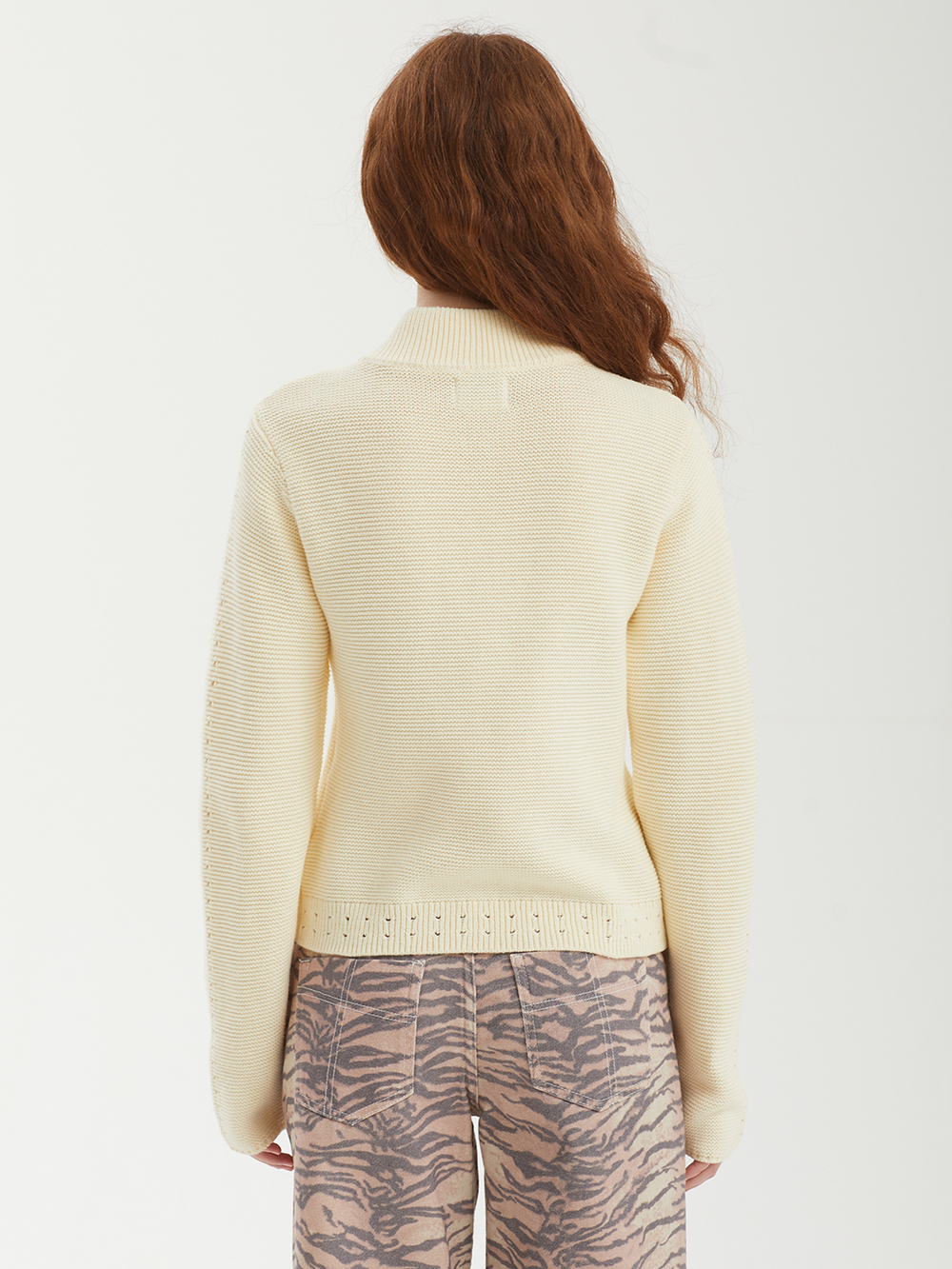 Женский Свитер Meredith Mock Zip