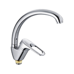 Смеситель для кухни 40к CN4101-2 CRON высокий пов. излив, п/гайку, ХРОМ