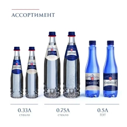 Вода негазированная Сristelle в стекле, 0,75 л
