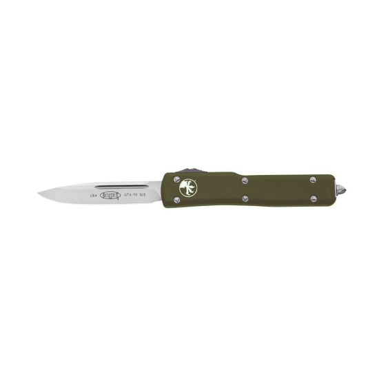Автоматический нож Microtech UTX-70 Black 148-10OD c клинком из стали M390 / 204P / ELMAX, рукоять алюминий