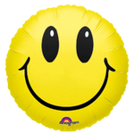 Шар Фольгированный Улыбка (Желтый)