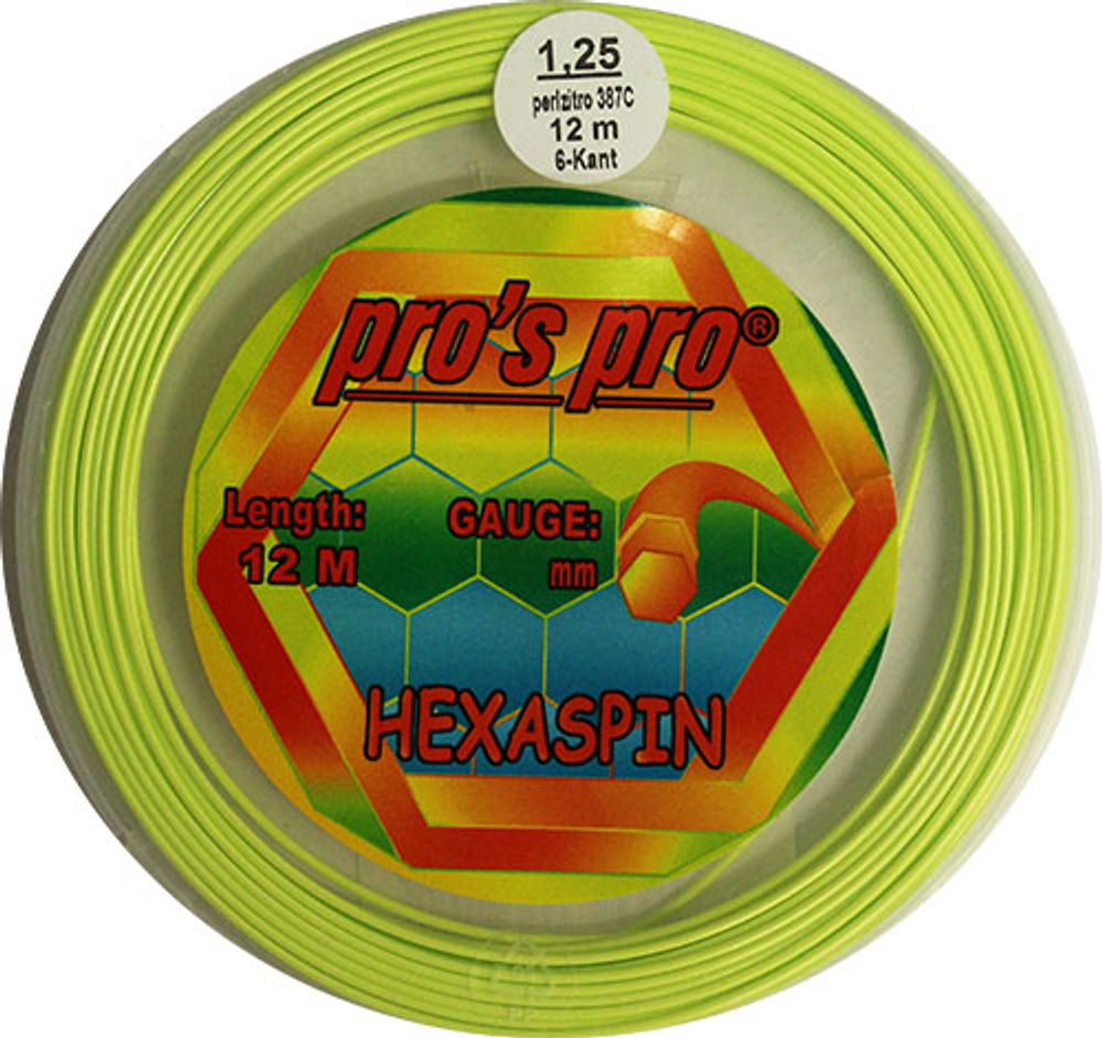 Теннисные струны Pro's Pro Hexaspin (12 m)