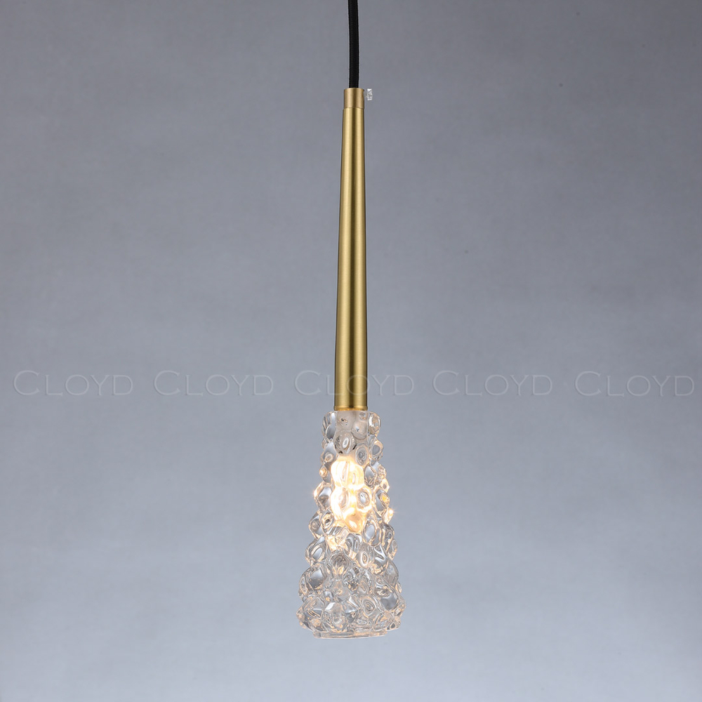 Подвесной светильник Cloyd ALEMAND-B P1 / латунь (арт.11093)