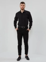 Рубашка классическая CLASSIC FIT с длинным рукавом, черная