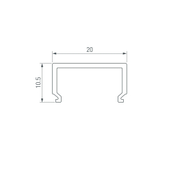 Экран SL-LINE-2011-2000 Square OPAL (Arlight, Пластик) 019258