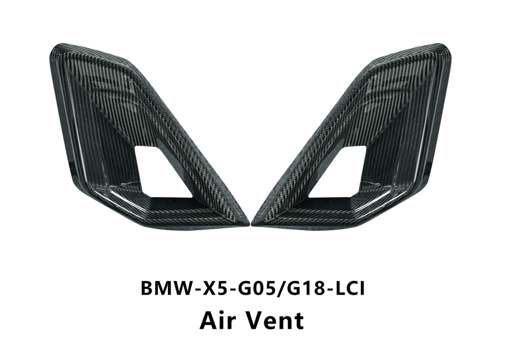 Карбоновые воздухозаборники для BMW X5 G05 / G18 Рестайлинг 2023+ БМВ Х5 обвес