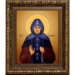 Макария (Феодосия Артемьева) преподобная старица. Икона на холсте.