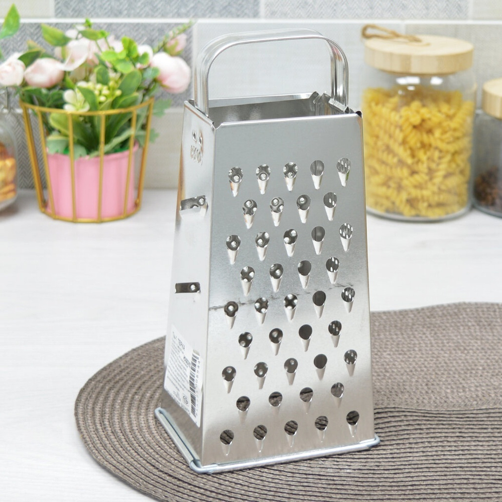 Терка 4-х гранная с метал.ручк. жесть