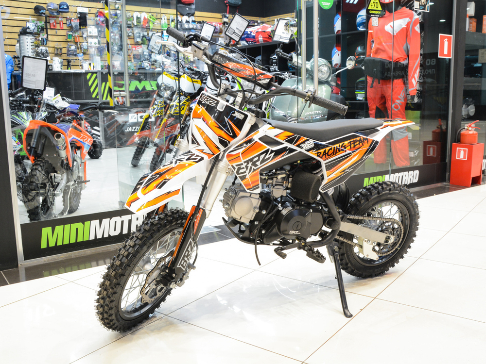 Питбайк BRZ X2 110cc 14/12 (полуавтомат)