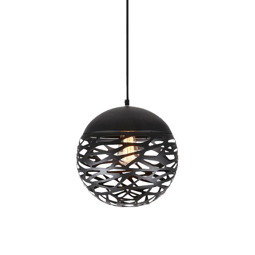 Pendant design lamp Kelly Cluster by Studio Italia Design (Black/sphere)