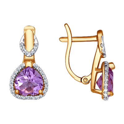 Серьги Au 585 (723937)