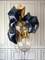 Набор шаров "Синее золото"