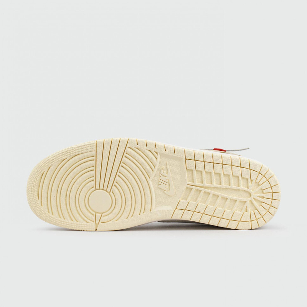 кроссовки Air Jordan 1 Low x Off-White Beige White