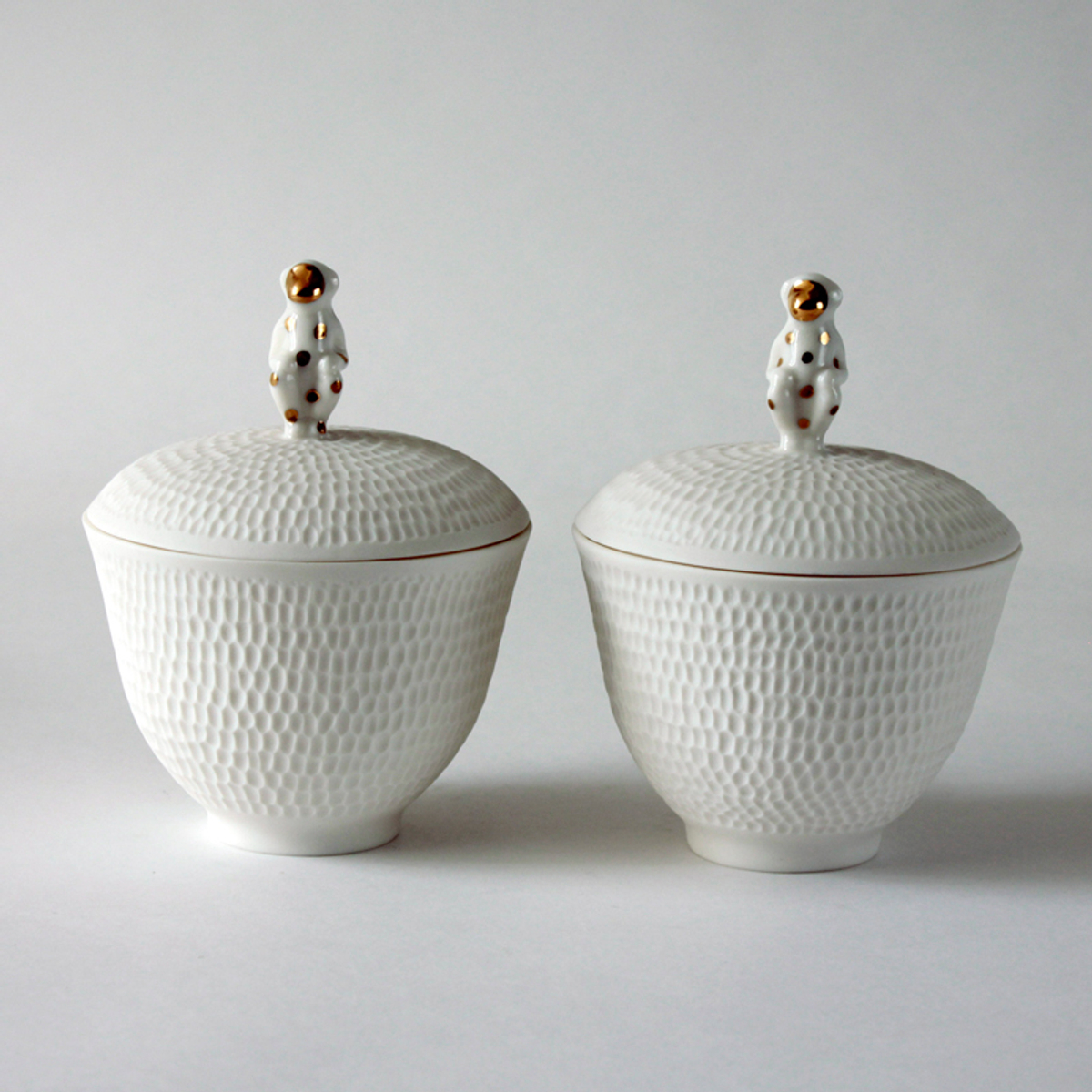 шкатулка фарфоровая Обезьянка Leoleo handmade