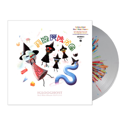 Iglooghost Neo Wax Bloom (Clear W/ Red, Yellow & Blue Splatter)