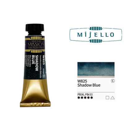 Акварель Mijello Granulation 15 мл. W825 [C] Shadow Blue