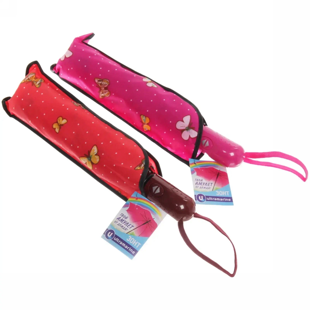 New Зонт женский автомат «Ultramarine - Орион», микс 6 цветов, 8 спиц, d-108см, длина в слож. виде 28см