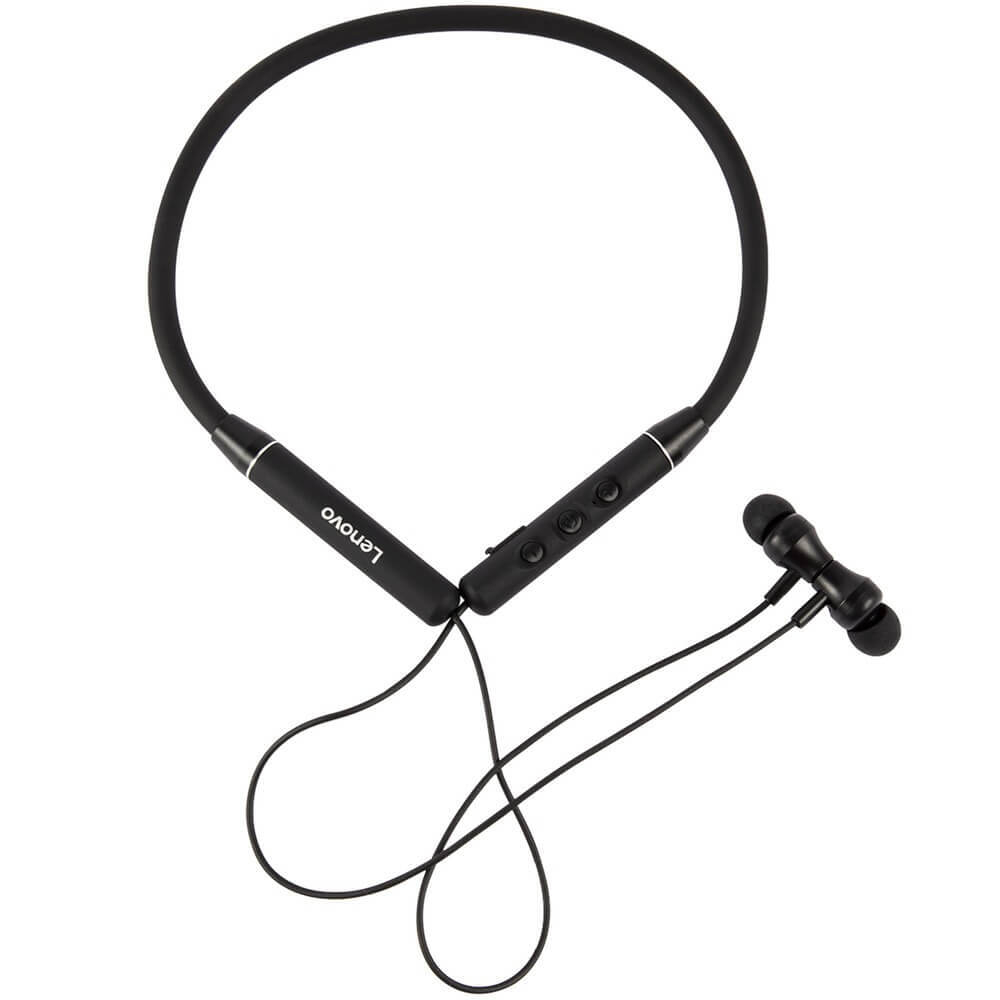Спортивные наушники Bluetooth Lenovo QE03 (черный)