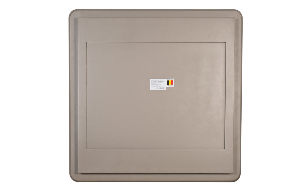 Зеркало 110х110х7.5см Garda Decor в никелевой раме