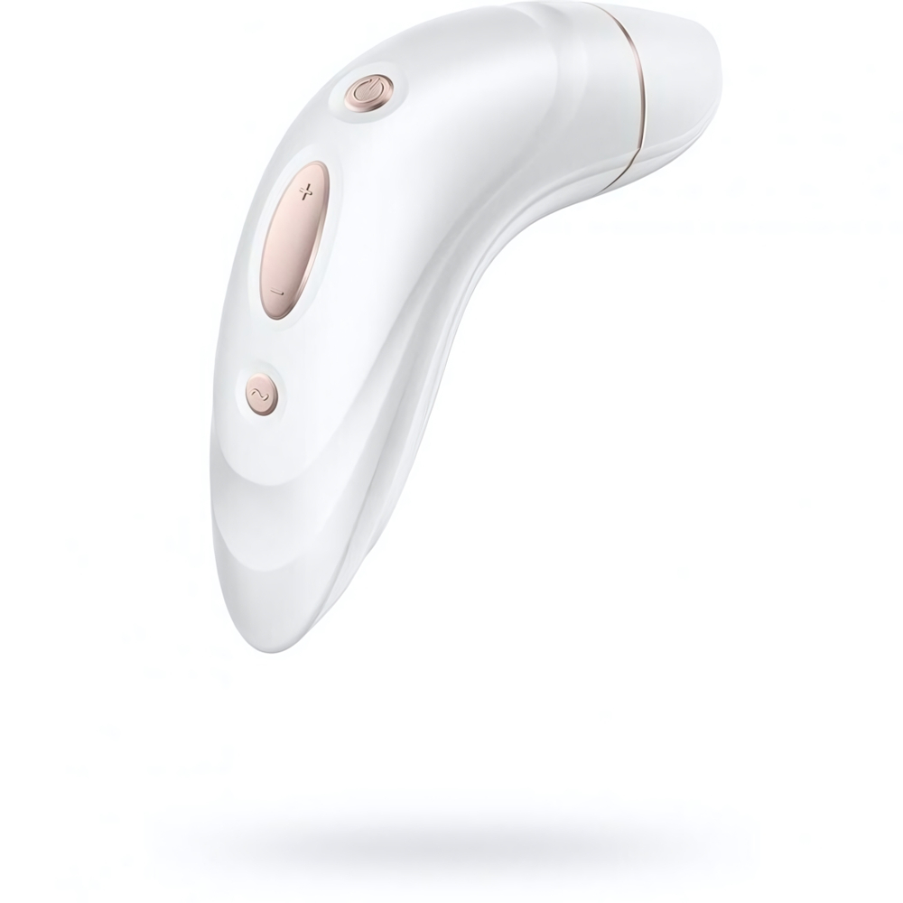 Бесконтактный вакуумно-волновой стимулятор Satisfyer Pro Plus Vibration с вибрацией , (11 режимов ) белый (Цвет: белый)