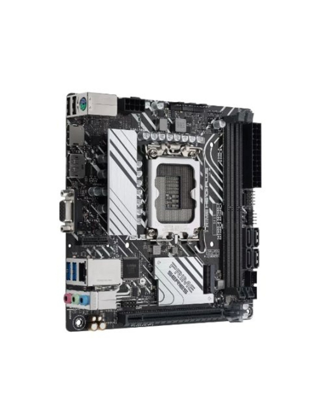ASUS PRIME H610I-PLUS-CSM (Socket 1700, mini ITX, 2xDDR5(96GB), VGA/HDM/DP, 1xPCIe 4.0x16, 1xLAN, 4xSATA 6Gb/s, 1xM.2, 1xM.2 E key, 2xUSB 3.2, 2xUSB 2.0, 1xPS/2)