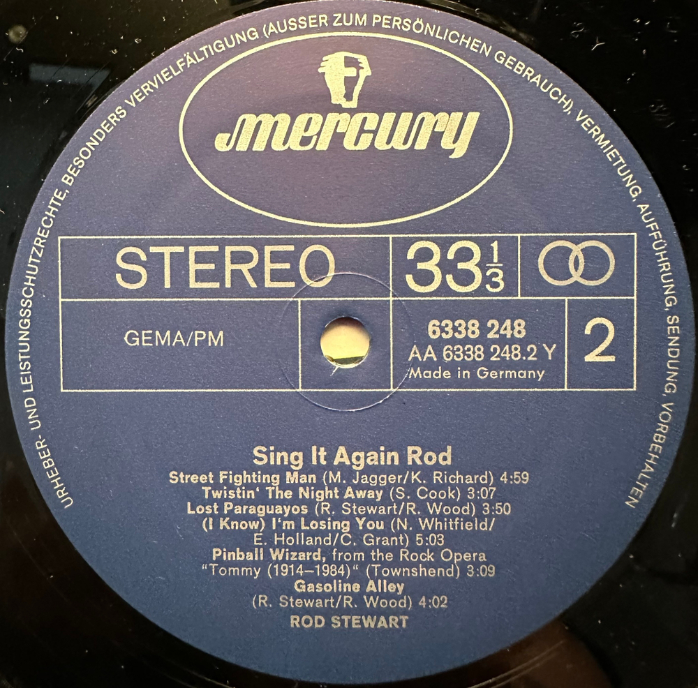 Rod Stewart - Sing It Again Rod (Германия 1973г.)