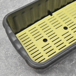 Ящик балконный с дренажной решеткой, черный