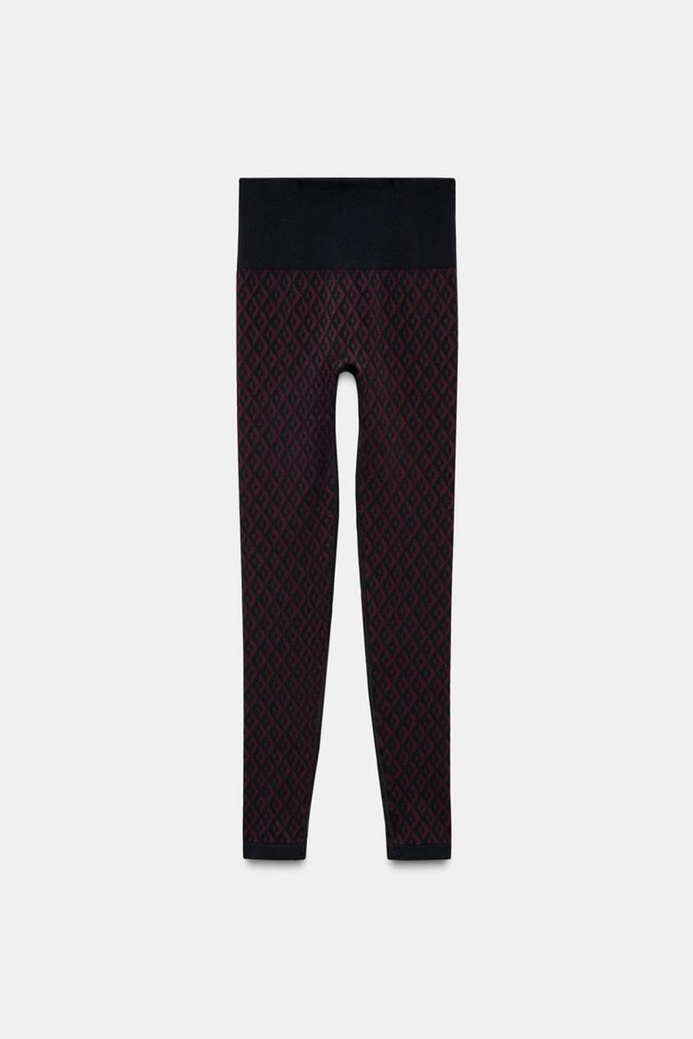 ZARA ЛЕГИНСЫ SKI COLLECTION, БОРДОВЫЙ