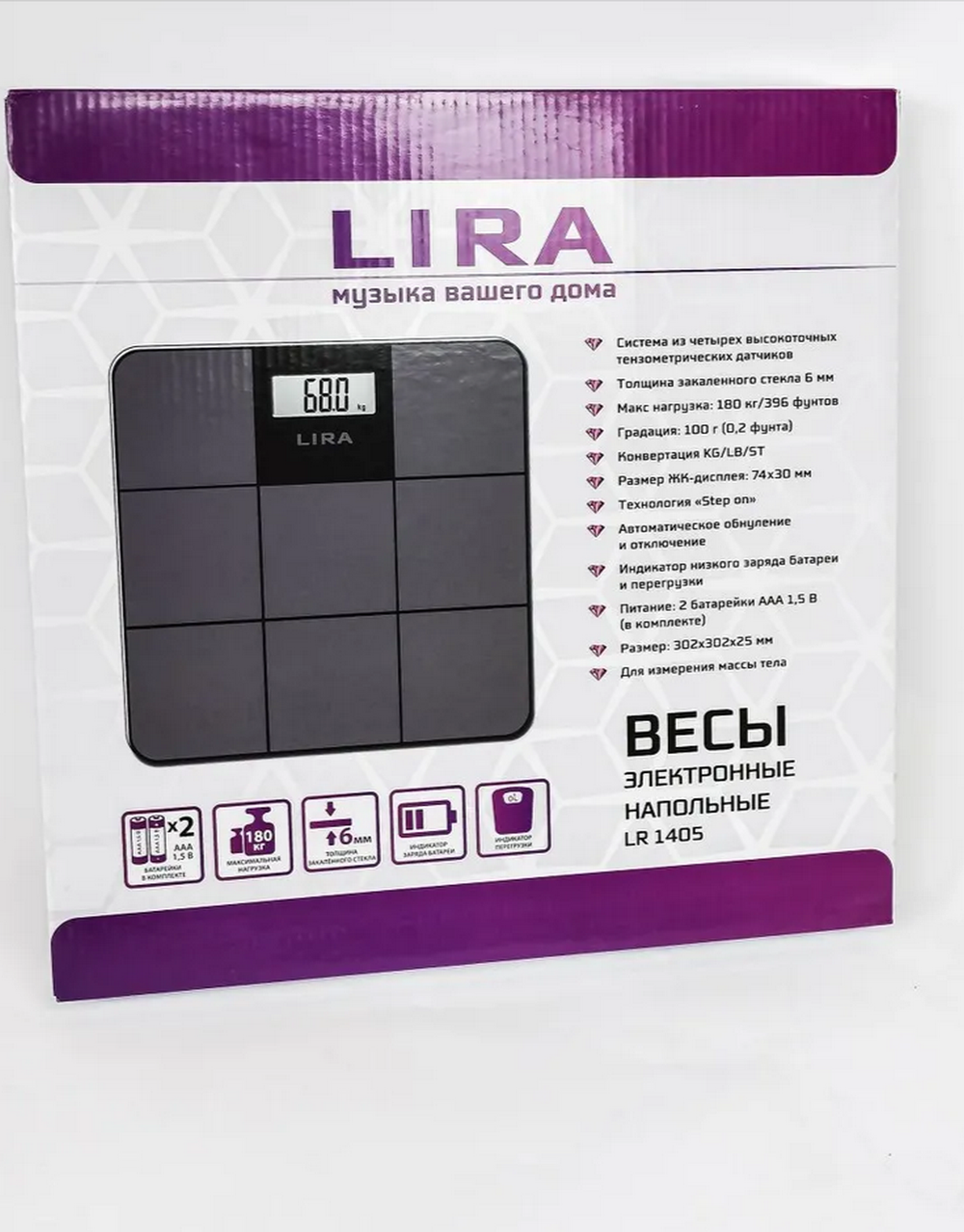 Весы напольные LIRA LR1405