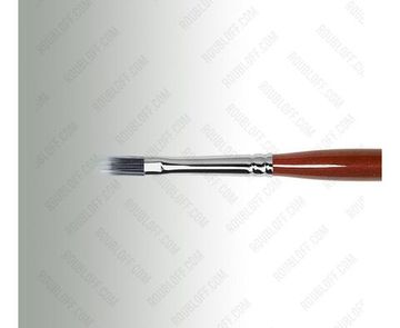 DMGY3R - Кисть Roubloff синтетика микс/ градиент укороченная 5/ ручка фигурная бордовая Рублев