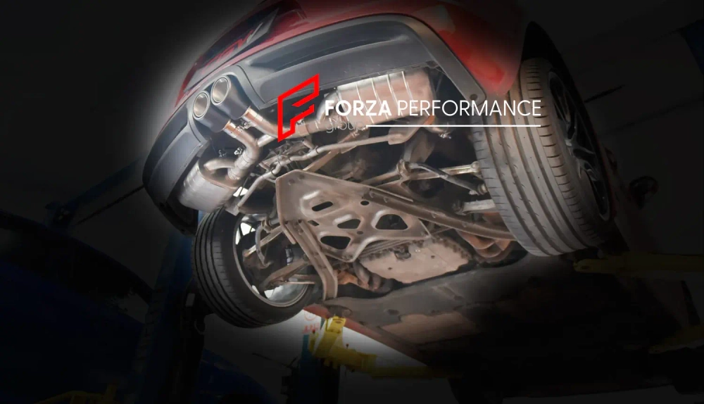 Спортивная выхлопная система с заслонками для Porsche Boxster 987.2 2009-2012 (2.7T и 3.4T) Порше Бокстер