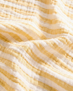 Zara Home - Полосатое хлопковое шифоновое одеяло, разноцветный, 140x190 см