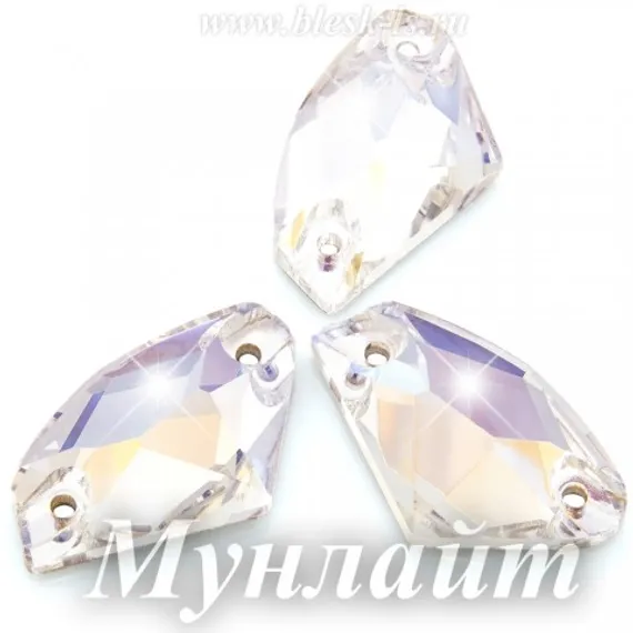 Пришивной галактик Solvo с 2 отверстиями, Кристалл Мунлайт