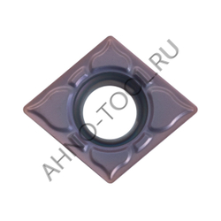 Пластина твердосплавная ISO CCMT09T304-MFA APM20B AHNO по жаропроч. и нерж.стали, получистовая