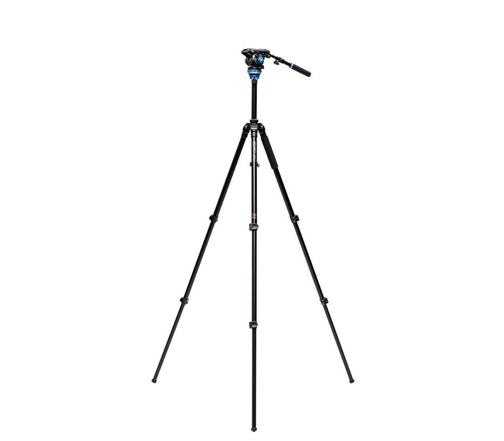 Штатив Benro Classic A2573F с видеоголовой S6PRO, клипсовые замки, алюминий