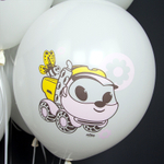 Воздушные шары Волна Веселья с рисунком С днем рождения Грузовичок Лёва, 25 шт. размер 12" #501800