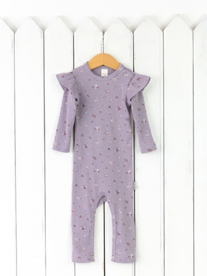 Комбинезон из ажурной ткани "Сирень"