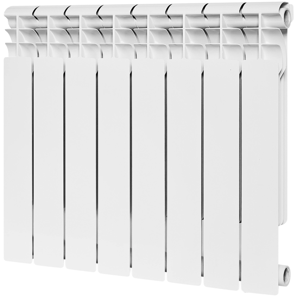Радиатор биметаллический ROMMER Profi Bm 500 - 8 секций (подключение боковое, цвет белый)