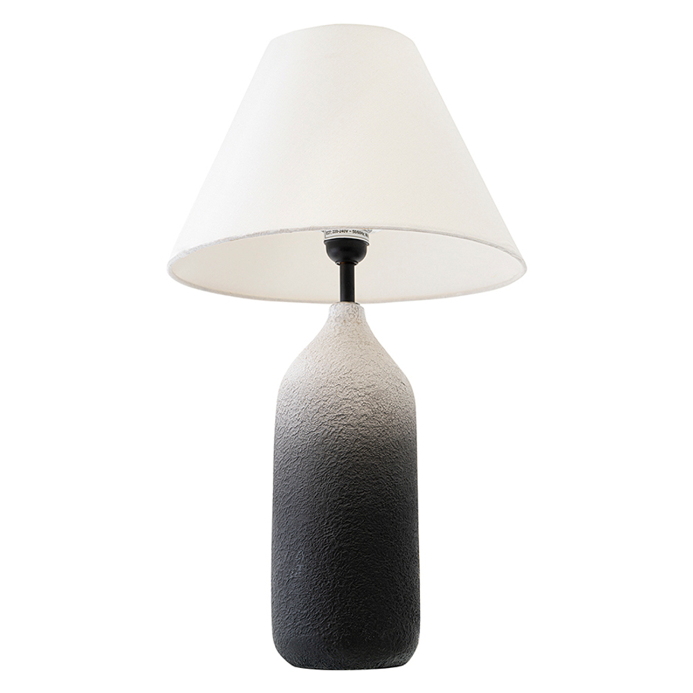 Светильник настольный sustainable collection, D30х55 см, черный/белый