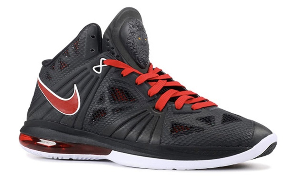 Кроссовки Nike Lebron 8 Ps Whiteblackred