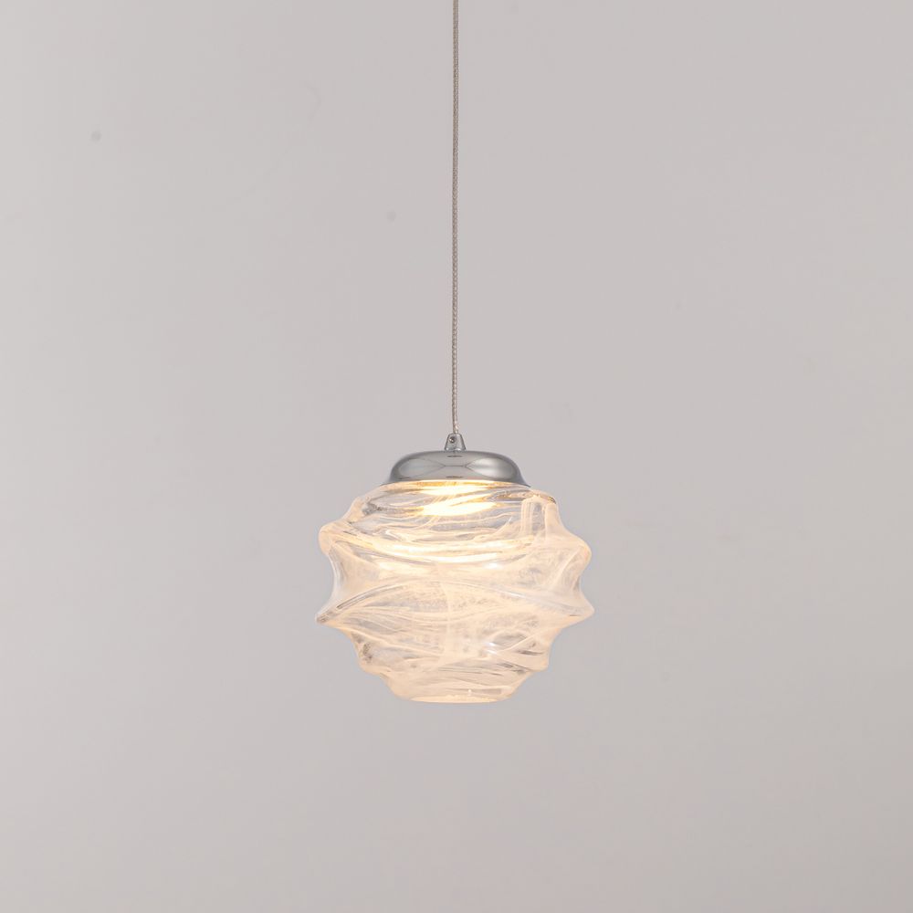 Подвесной светильник MD25030003-1A chrome/clear