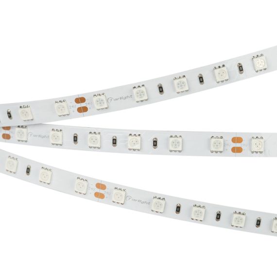 Светодиодная лента Arlight 4W/m 60Led/m 5060SMD синий 5M RT-B60-10mm 24V Blue 008819(3)