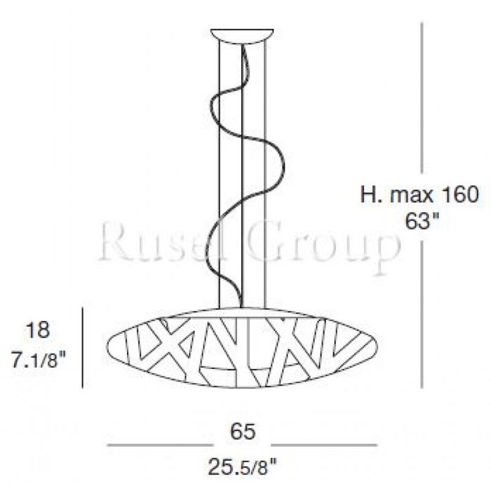 Подвесной светильник  Leucos X-RAY S 65 (ALT LUCIALTERNATIVE)