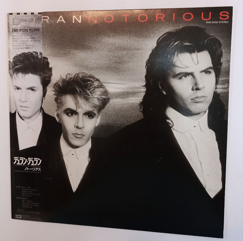Винтажная виниловая пластинка LP Duran Duran Notorious (Japan 1986)