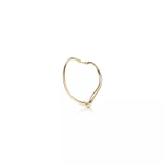 Серьги-кольца из жёлтого золота 18k,Tiffany 💠Open heart