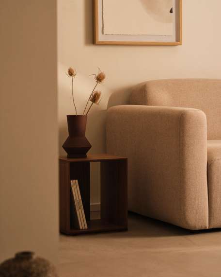 Litto Малый модуль полки из шпона орехового дерева 34 x 38 см