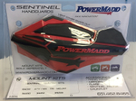 Ветровые щитки для квадроцикла "PowerMadd" Серия Sentinel, красный/черный