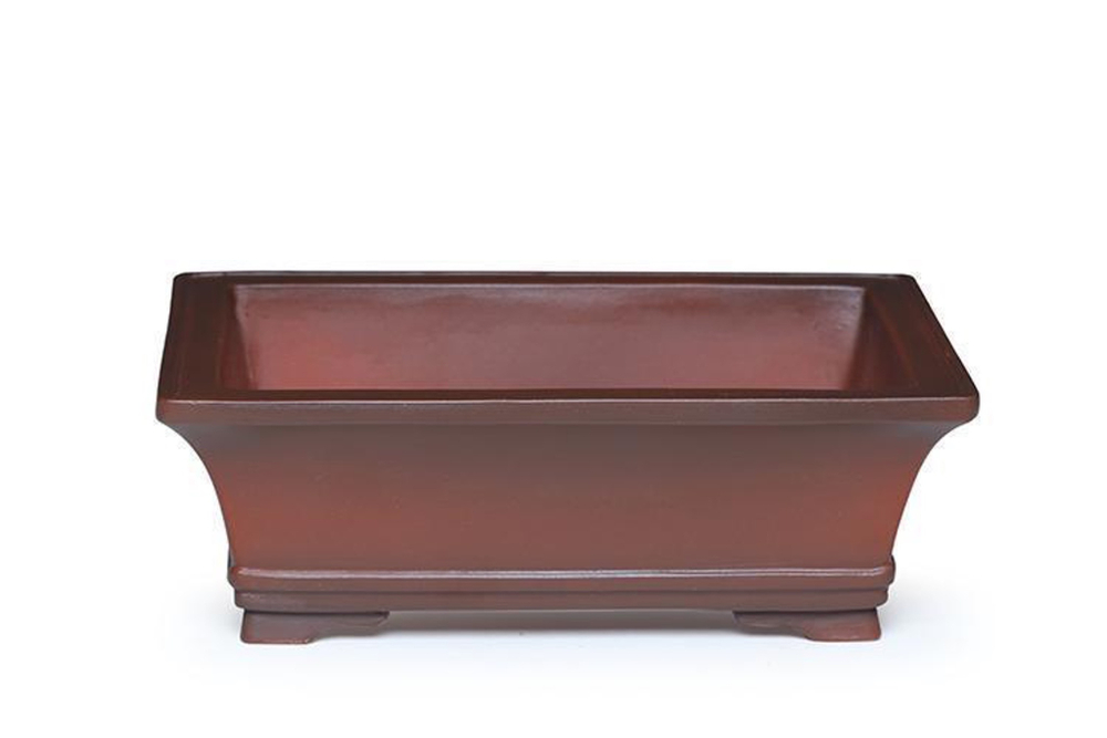 Премиальный неглазурованный горшок для бонсай от Мастера Чжана (исинская керамика) |18.5*13.0*6.0